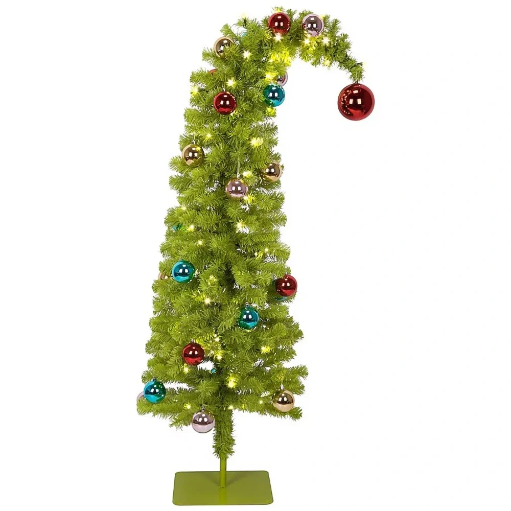 Grinch‎ 4.75-ft LED Dr. Seuss' The Grinch Christmas Pre Lit Tree Decoration 2024